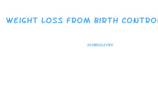 Weight Loss From Birth Control Pills