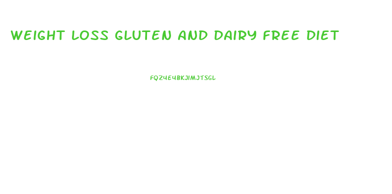 Weight Loss Gluten And Dairy Free Diet