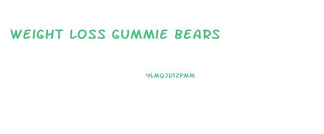 Weight Loss Gummie Bears