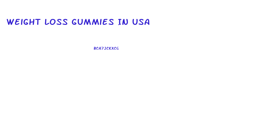 Weight Loss Gummies In Usa