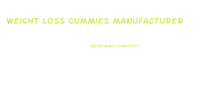 Weight Loss Gummies Manufacturer
