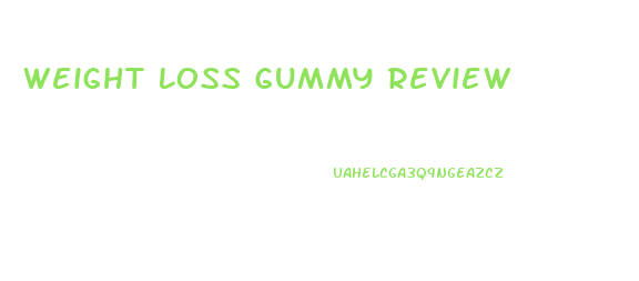 Weight Loss Gummy Review