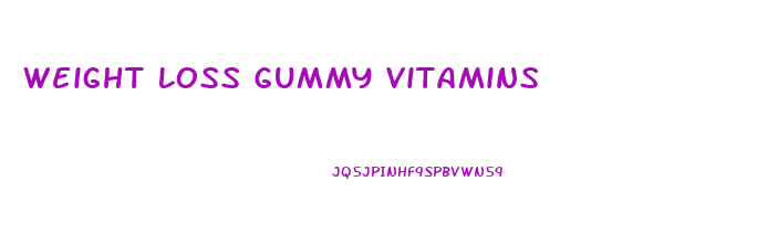 Weight Loss Gummy Vitamins