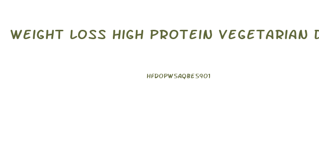 Weight Loss High Protein Vegetarian Diet