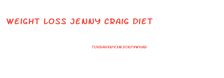 Weight Loss Jenny Craig Diet