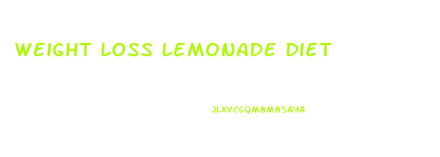 Weight Loss Lemonade Diet