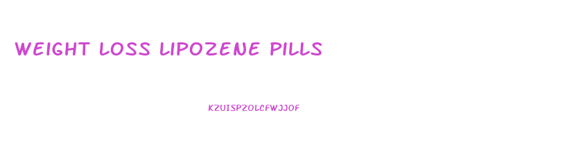 Weight Loss Lipozene Pills