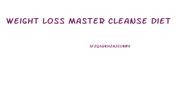 Weight Loss Master Cleanse Diet