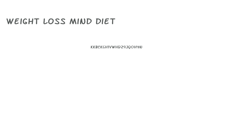 Weight Loss Mind Diet