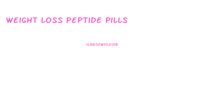 Weight Loss Peptide Pills