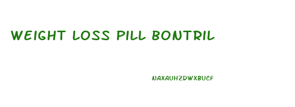 Weight Loss Pill Bontril