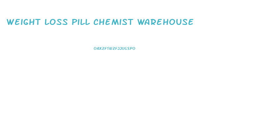 Weight Loss Pill Chemist Warehouse