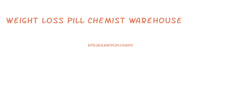 Weight Loss Pill Chemist Warehouse