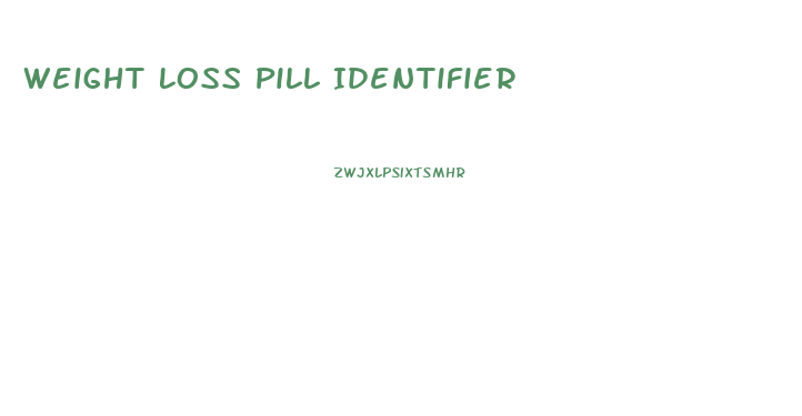 Weight Loss Pill Identifier