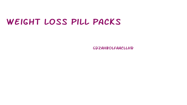 Weight Loss Pill Packs