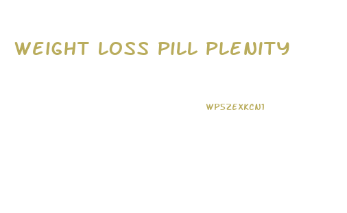 Weight Loss Pill Plenity