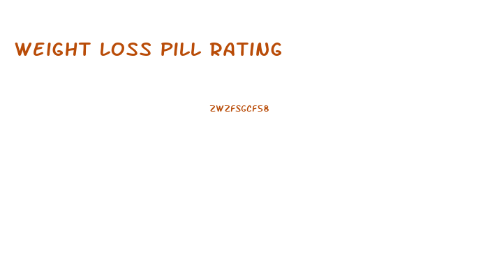 Weight Loss Pill Rating