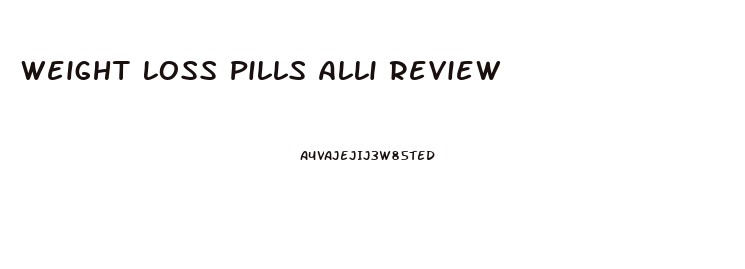 Weight Loss Pills Alli Review