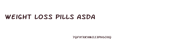Weight Loss Pills Asda