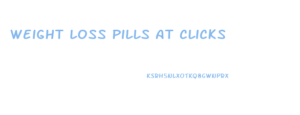 Weight Loss Pills At Clicks