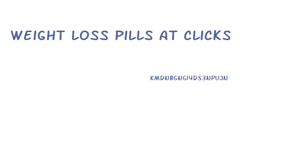 Weight Loss Pills At Clicks