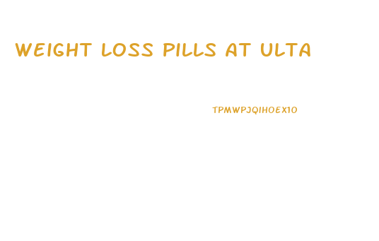 Weight Loss Pills At Ulta