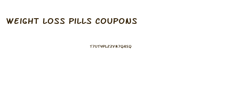 Weight Loss Pills Coupons