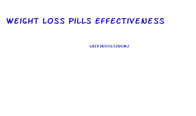 Weight Loss Pills Effectiveness