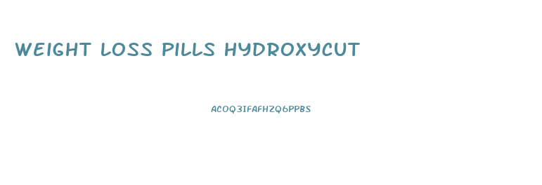 Weight Loss Pills Hydroxycut