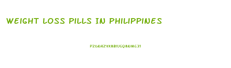 Weight Loss Pills In Philippines
