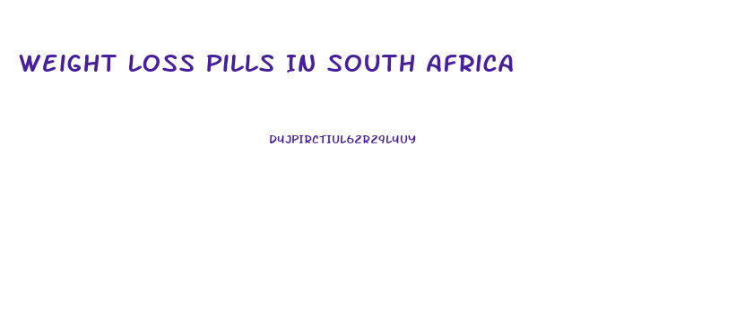 Weight Loss Pills In South Africa