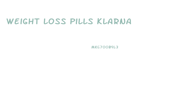 Weight Loss Pills Klarna