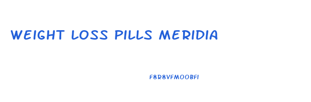 Weight Loss Pills Meridia