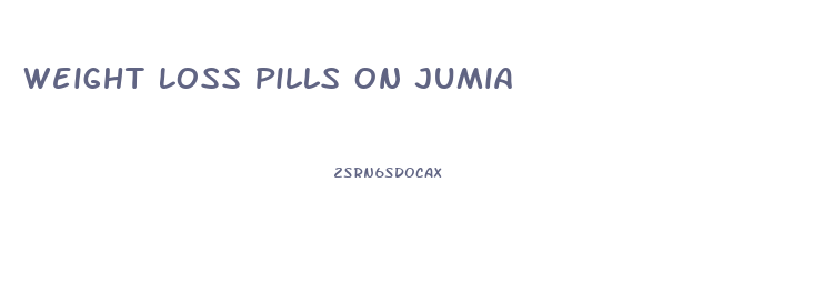 Weight Loss Pills On Jumia