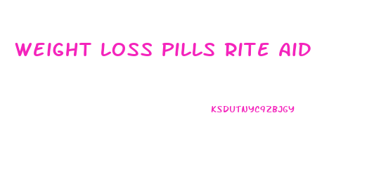 Weight Loss Pills Rite Aid