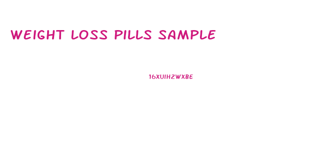 Weight Loss Pills Sample