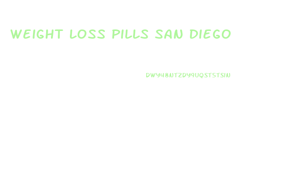 Weight Loss Pills San Diego