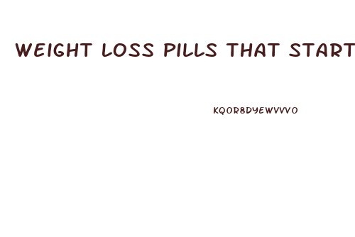 Weight Loss Pills That Start With S