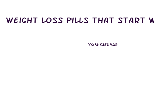 Weight Loss Pills That Start With Z