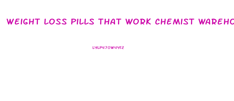 Weight Loss Pills That Work Chemist Warehouse