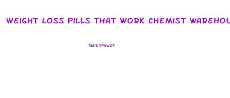 Weight Loss Pills That Work Chemist Warehouse