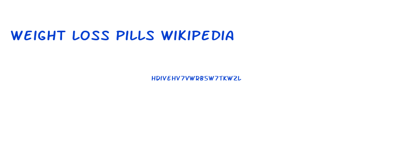 Weight Loss Pills Wikipedia