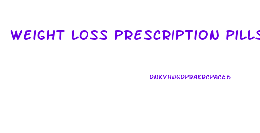 Weight Loss Prescription Pills Canada