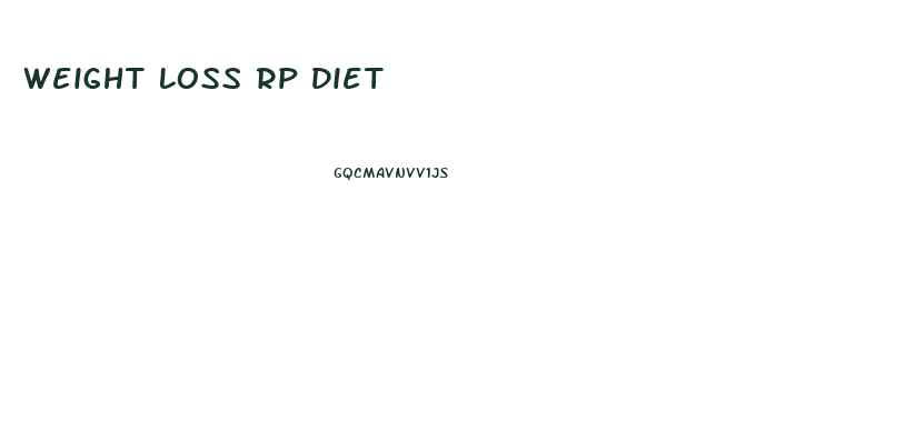 Weight Loss Rp Diet