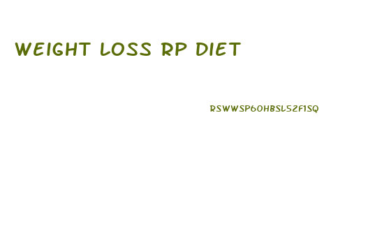 Weight Loss Rp Diet