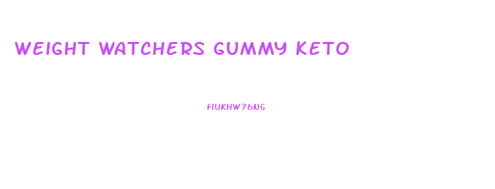 Weight Watchers Gummy Keto