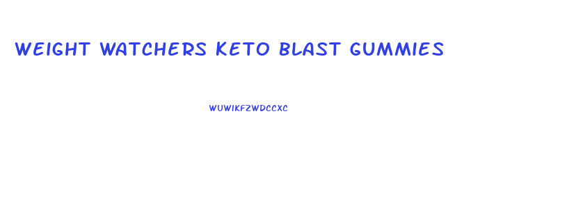 Weight Watchers Keto Blast Gummies
