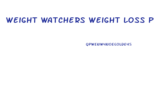 Weight Watchers Weight Loss Pills