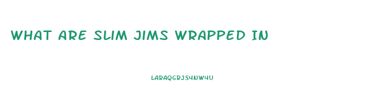 What Are Slim Jims Wrapped In