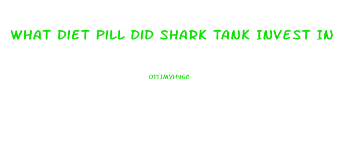 What Diet Pill Did Shark Tank Invest In